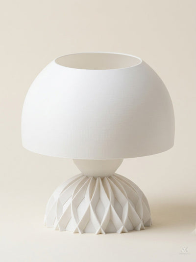 Arkan – Lampada da tavolo moderna, base e paralume stampati in 3D (kit luce a parte)