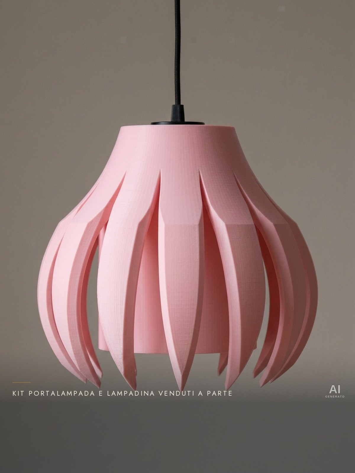 Claw – Paralume a sospensione ad artigli - finitura opaca - Rosa Sakura