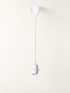 Kit E27 a sospensione – cavo 130 cm con rosone