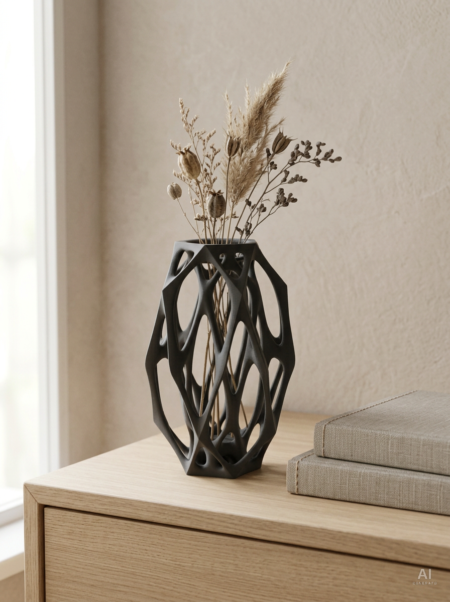 Mantis — Vaso decorativo traforato — ambientata — vaso traforato