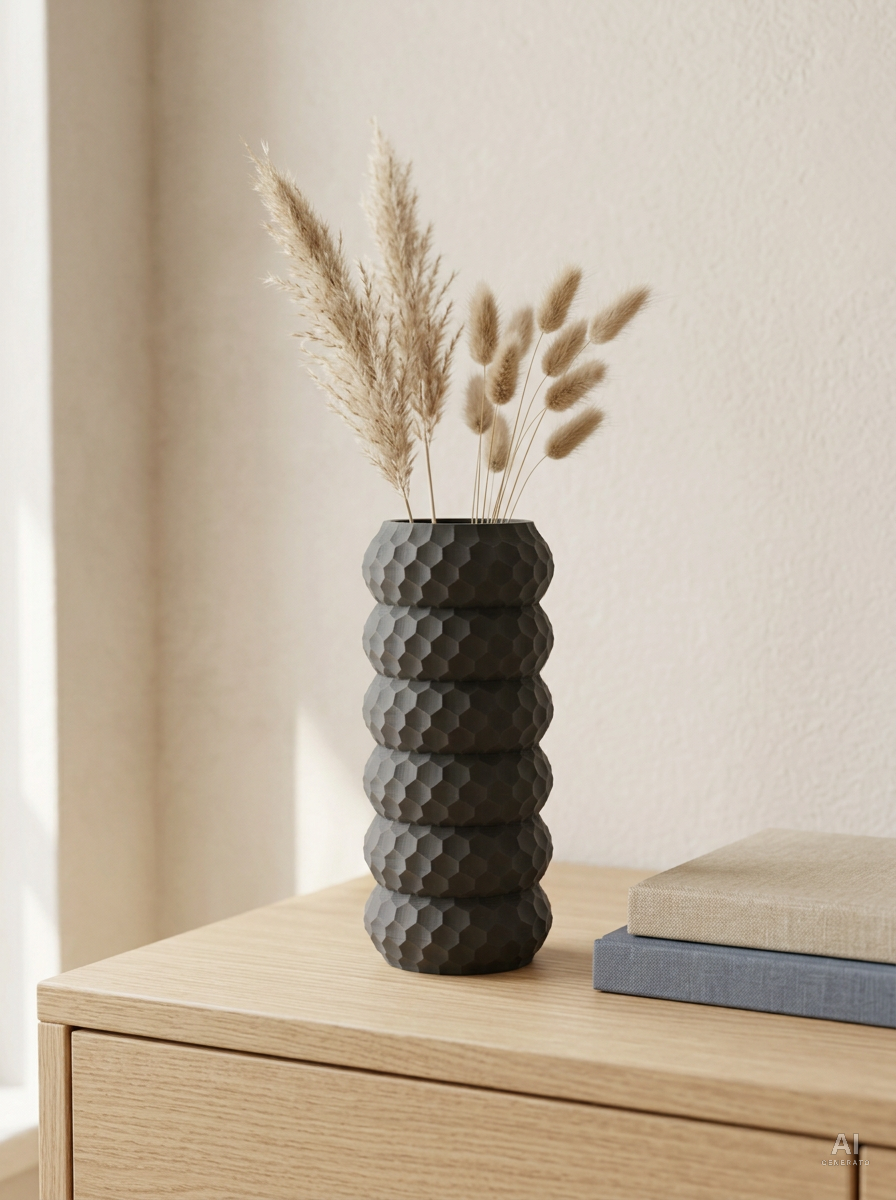 Okos — Vaso decorativo a nido d'ape stampato in 3D — ambientata