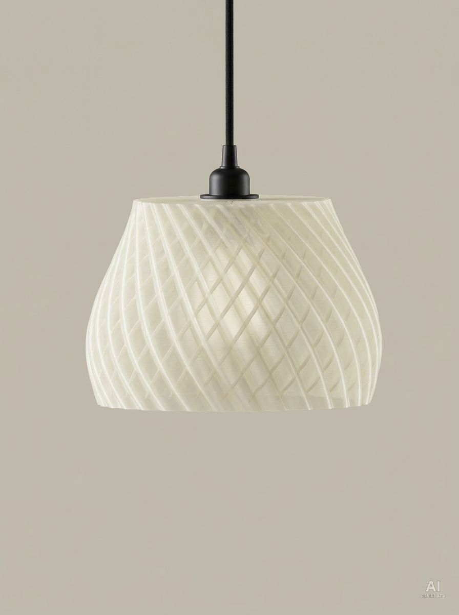 Twisted — Paralume a sospensione design - trasparente - Trasparente